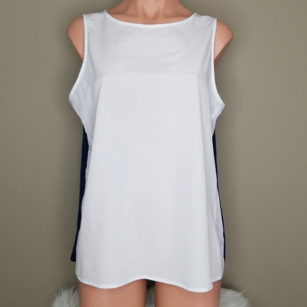 BANANA REPUBLIC Sleeveless Block Color Block Tank - Picture 4 of 4